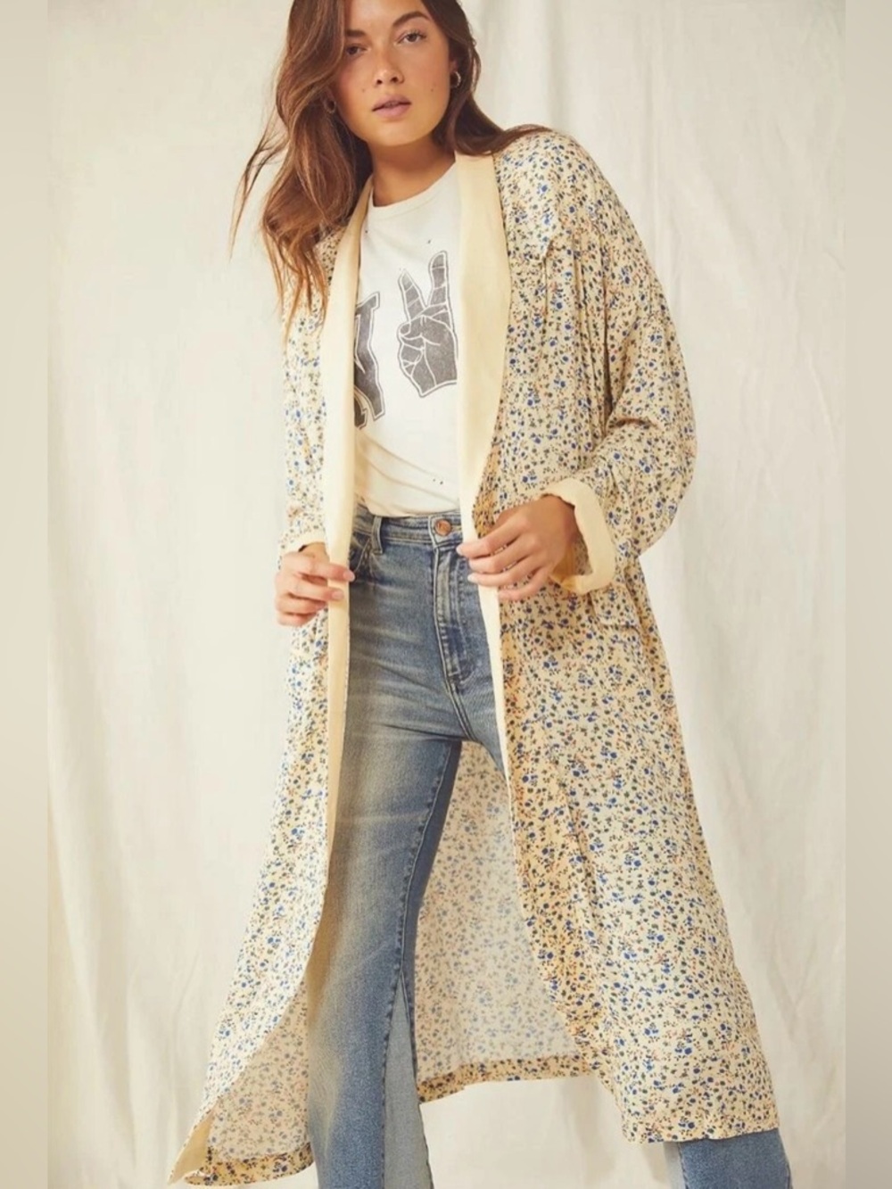 Free People Wild Nights Duster NWT